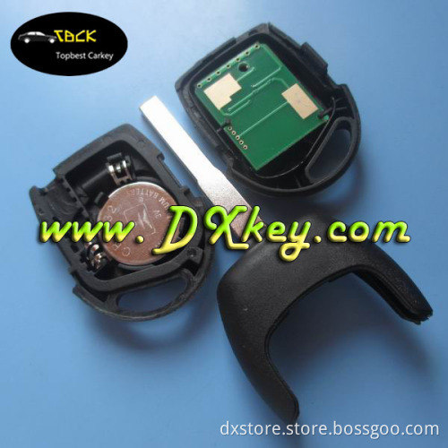 High quality 3 buttons ford focus remote key 433mhz remote key with 4D63 chip
